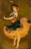 BONNAUD Pierre 1865-1930,Danseuse de French Cancan,Damien Leclere FR 2018-12-10