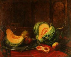 bonnet félix alfred 1847-1925,Still life with fruits,1872,Matsa IL 2019-03-19
