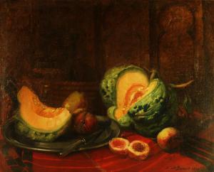 bonnet félix alfred 1847-1925,Still life with fruits,,1872,Matsa IL 2022-01-05