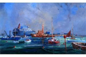BONNEY RICHARD,Ships in harbour,David Lay GB 2015-08-06