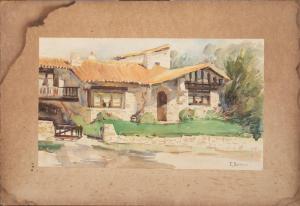 BONNIN GUERIN FRANCISCO 1874-1963,Casona,Clars Auction Gallery US 2023-04-15