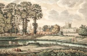 Bonnor Thomas 1763-1807,A View of Magdalene College & Part of the Universi,Rosebery's GB 2018-07-18