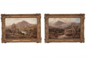 BONNY John 1875-1948,A pair of Scottish Highland Views,Anderson & Garland GB 2024-08-14