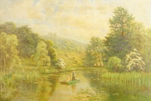 BONNY John 1875-1948,River landscape,Rosebery's GB 2022-08-18