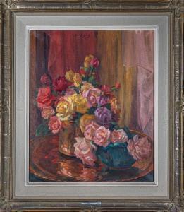 BONO DUGELAY Anna 1900-1900,Bouquet de roses,Etienne de Baecque FR 2024-01-25