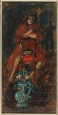 BONOMELLI Romeo 1871-1943,Figura di donna,Capitolium Art Casa d'Aste IT 2015-06-04
