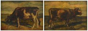 BONOMI CARLO 1880-1961,Mucche al pascolo,Meeting Art IT 2022-03-16