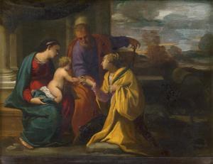 BONONI Carlo 1569-1632,Die mystische Vermählung der hl. Katharina,Galerie Bassenge DE 2023-11-30
