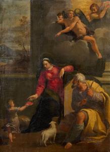 BONONI Carlo 1569-1632,La Sainte Famille,Artcurial | Briest - Poulain - F. Tajan FR 2024-03-20