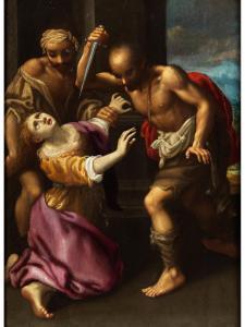 BONONI Carlo 1569-1632,MARTYRIUM DER HEILIGEN LUCIA,Hampel DE 2023-06-29
