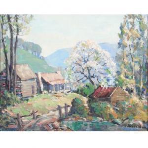 BONSIB Louis William 1892-1971,untitled homestead and landscape,Ripley Auctions US 2021-09-11