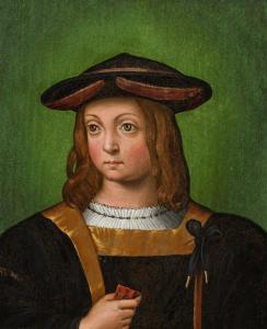 BONSIGNORI Francesco 1460-1519,CHILD PORTRAIT OF FEDERICO II GONZAGA (1,1503,im Kinsky Auktionshaus 2023-06-20