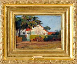 BONVALOT Carlos 1894-1934,Landscape with house,1927,Cabral Moncada PT 2019-12-02