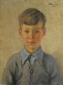 BONVARD W,portrait of a boy,1942,Serrell Philip GB 2009-05-14