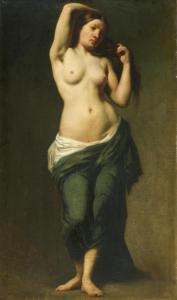 BONVIN Francois 1817-1887,Nu féminin,Cornette de Saint Cyr FR 2024-02-21