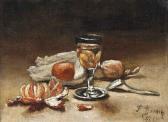 BONVIN Francois 1817-1887,Preparing an orange liqueur,1886,Christie's GB 2015-04-16