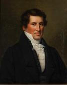 BONVOISIN Benoist Benjamin 1788-1860,Portrait of a gentleman in ,1825,Bellmans Fine Art Auctioneers 2024-01-15