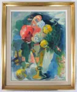 BONY Jacques 1918,Bouquet de fleurs,Pays de Fayence FR 2014-03-09