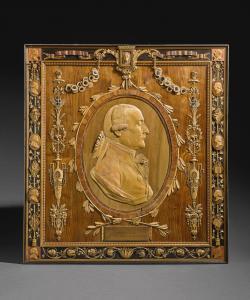 BONZANIGO Giuseppe M 1745-1820,"microscultura" relief self-portrait,1796,Sotheby's GB 2018-07-04