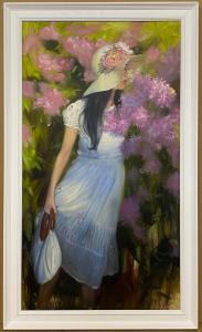 BOOHTIYAROVA Maria 1900-2000,'Among the Flowers',Lots Road Auctions GB 2023-06-18
