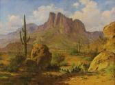 BOONE Elmer L. 1881-1952,Untitled Desert Landscape,Heritage US 2007-12-01