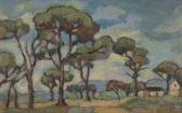 BOONZAIER Gregoire Johannes 1909-2005,Landscape with Trees,1996,Strauss Co. ZA 2021-10-11