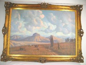 BOONZAIER Jimmy 1900-1900,EASTERN FREESTATE VILLAGE,The Old Church Auction Galleries ZA 2008-11-24