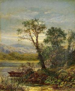 BOOT William Henry James 1848-1918,Moonlit Landscape,1865,Morgan O'Driscoll IE 2023-08-08