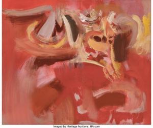 BOOTH Cameron 1892-1980,Swirling Thru Red,1958,Heritage US 2023-06-20
