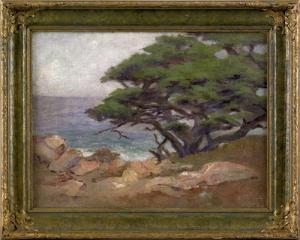 BOOTH Eunice Ellenetta 1852-1942,Coastal landscape,Pook & Pook US 2008-03-21