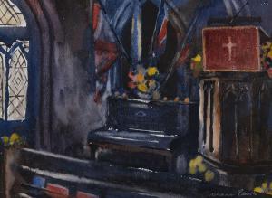BOOTH Graham,CHURCH INTERIOR,Ross's Auctioneers and values IE 2021-08-18