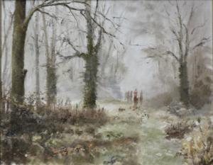 BOOTH J.D,Hunting on a winter's morning,1988,Gilding's GB 2020-03-03