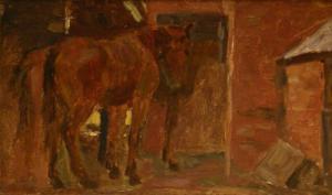 BOOTH James William 1867-1953,Pony in stable setting,David Duggleby Limited GB 2008-11-24