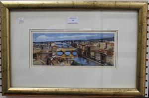 Booth John 1943,View of the River Arno,1999,Tooveys Auction GB 2016-07-13