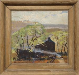 BOOTH Nina Mason 1884-1957,a Cabin in Spring,Wiederseim US 2019-05-11