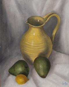 BOR Jan 1910-1994,Still life with jug and fruits,Glerum NL 2011-03-07