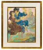 BORACZOK Seweryn 1898-1975,Untitled (Dancing Couple),Hindman US 2019-03-28