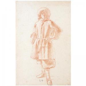 BORCH ter Moses 1645-1667,study of a standing youth,Sotheby's GB 2005-07-06