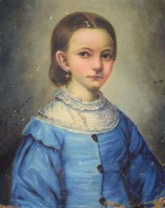 BORDEAU Henri,PORTRAIT DE FILLETTE,1880,Boisgirard - Antonini FR 2018-08-12