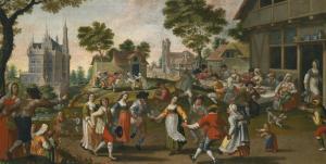 BORDELET LOUIS,A VILLAGE WEDDING,1647,Sotheby's GB 2012-07-05