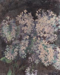 BORDENACHE Aurel 1892-1978,Bouquet of Lilacs,1935,Artmark RO 2023-04-24