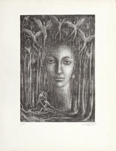 BORDET Marguerite 1909-2014,Composition au visage,Art Valorem FR 2023-04-13