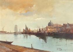 BORDIGNON Toni 1921,An industrial river scene,Bonhams GB 2010-11-17
