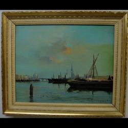 BORDIGNON Toni 1921,THAMES RIVER, LONDON ENGLAND,1951,Waddington's CA 2011-07-04
