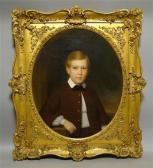 BORDLEY JOHN BEALE 1800-1882,PORTRAIT OF A YOUNG BOY POSSIBLY FROM THE CUSTIS L,Potomack 2009-05-16