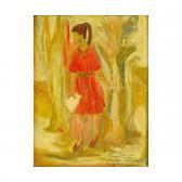 Bordogna Manuel 1900-1900,Girl in Woods,20th century,Kodner Galleries US 2021-12-15
