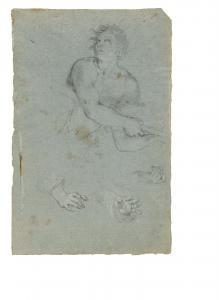 BORDONE Paris 1500-1571,Figure Study of a Young Man,Van Ham DE 2022-05-19