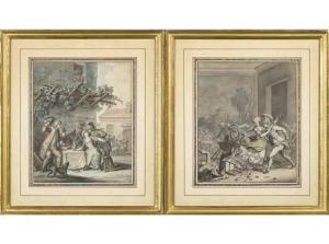 BOREL Antoine 1777-1838,deux scènes de genre.,Ader FR 2006-12-06