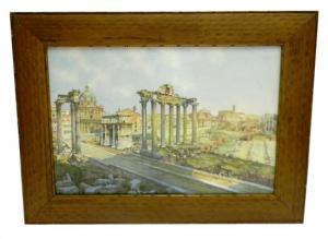 BORELLI Stefano 1894-1962,Northeastern view of Roman Forum,Winter Associates US 2015-12-07