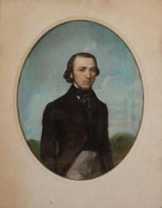BORELY Charles 1817-1881,Portrait d\’homme,1842,Damien Leclere FR 2019-02-27